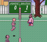 Скриншот игры Popeye Beach Volleyball